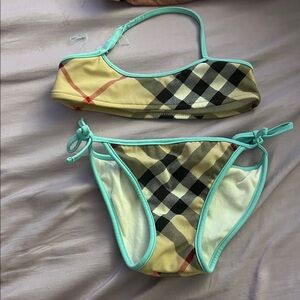 Burberry Kids Bikini in Yellow and Aqua